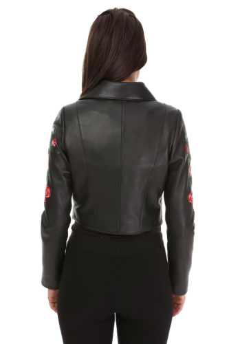 31097 BIKER  EMBROIDERY NAPPA