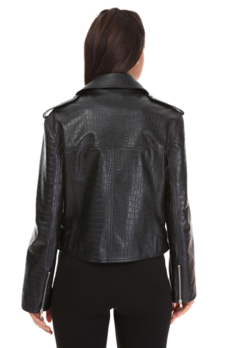 31113 BIKER CROCO PRINT NAPPA