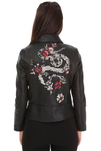 31113 BIKER EMBROIDERY NAPPA