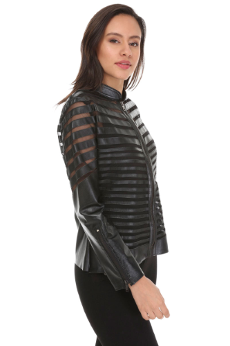 22205 TULLE - LEATHER JACKET