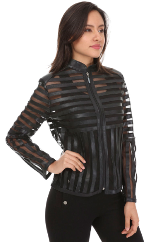 31107 TULLE - LEATHER JACKET