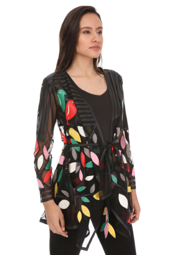 31263 TULLE - LEATHER JACKET