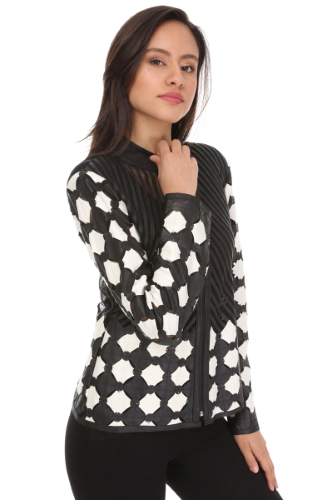 31267 TULLE - LEATHER JACKET