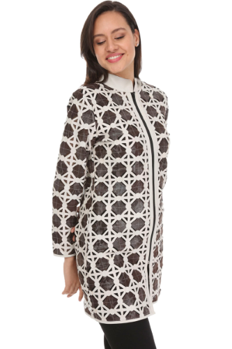 31274 TULLE - LEATHER JACKET