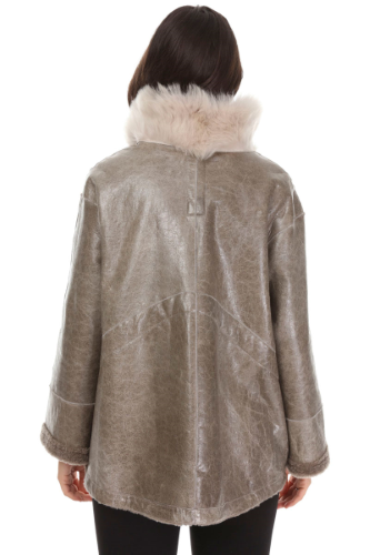 3034  S.A  ASTRAKHAN - PUUL UP REVERSIBLE  JACKET