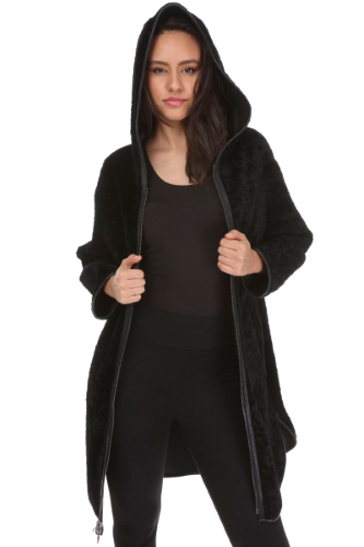 22814  S.A  ASTRAKHAN - NAPPA REVERSIBLE  JACKET