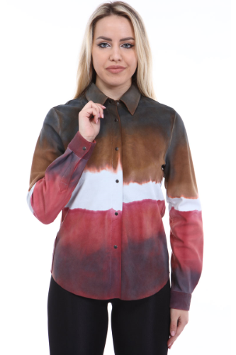 31128 SHIRT NAPPA TIE DYE COL17