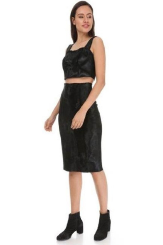 21719 SKIRT CAVALLINO STRETCH- SUEDE