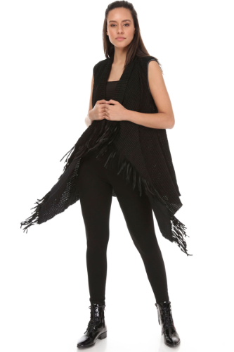 31221 WOVWN VEST SUEDE