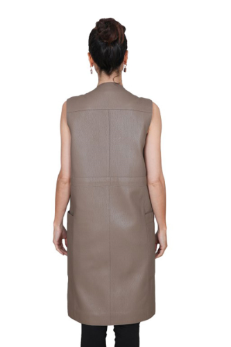 31419 LONG VEST NAPPA