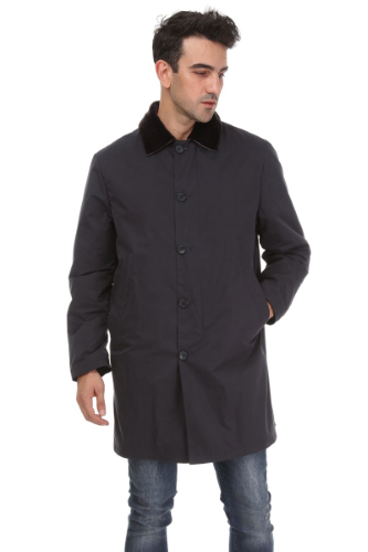 71122 LONG JACKET  FABRIC- DF SHEEPSKIN ASTRAL