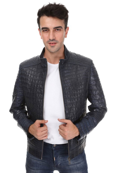 61114 SHORT JACKET CROCO