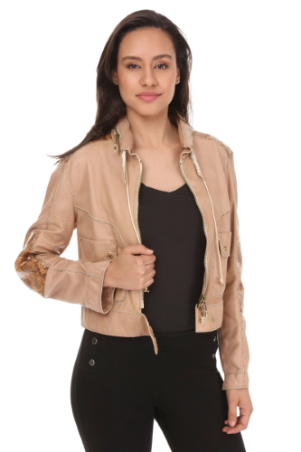21360 JACKET NAPPA - PYTHON GARNI