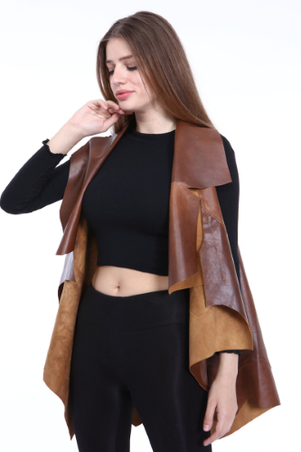 31529 LEATHER VEST