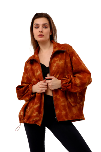 31551 BOMBER NUBUCK-PRINT