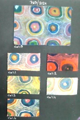 CARD NO166 SUEDE PRINT