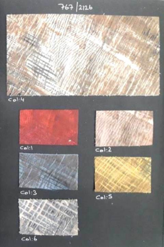 CARD NO167  SUEDE PRINT