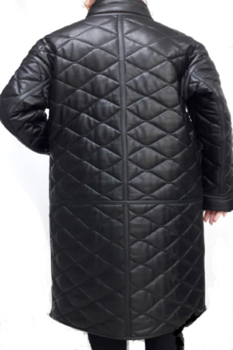 31582 QUILTING REVERSIBLE-FABRIC COAT