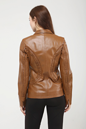 2500 BLAZER NAPPA WHISKY COURO....