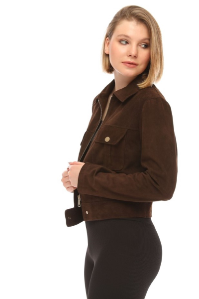 31624 SUEDE SHORT JACKT