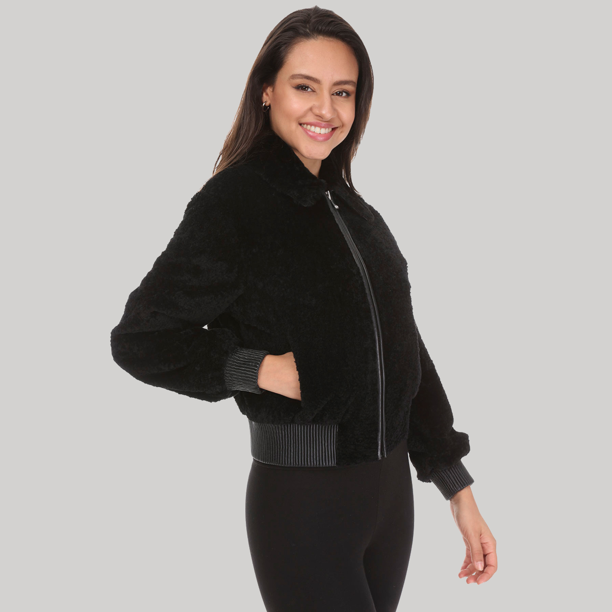 Doubleface Sheep Skin Wool Outside