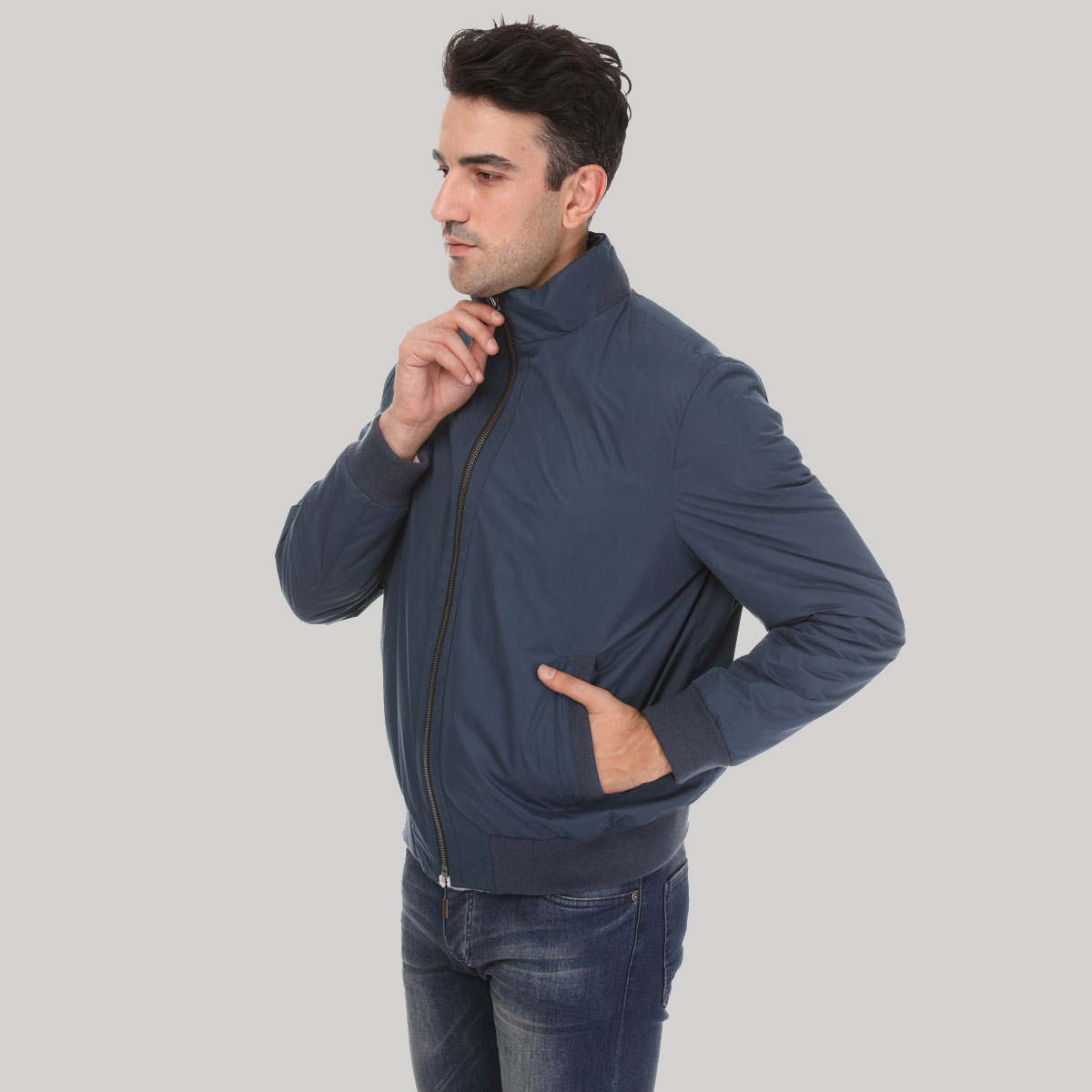 Fabric/ D.face Sheep Skin  Jacket